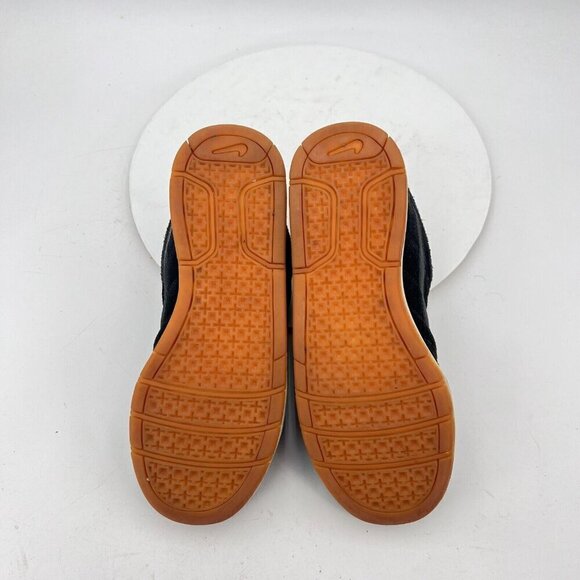 Nike Air Morgan 6.0 Youth Size 6.5Y Women 8 312279 001 Black Suede Low Shoes - Picture 10 of 13